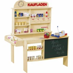 Kaufladen mit Tafel inkl. Zubehör