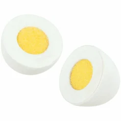 Kaufladenzubehör 6 Eier mit Klettverbindung im Karton