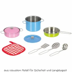 Küchenzubehör 9-tlg. Kochset - Farbenfroh