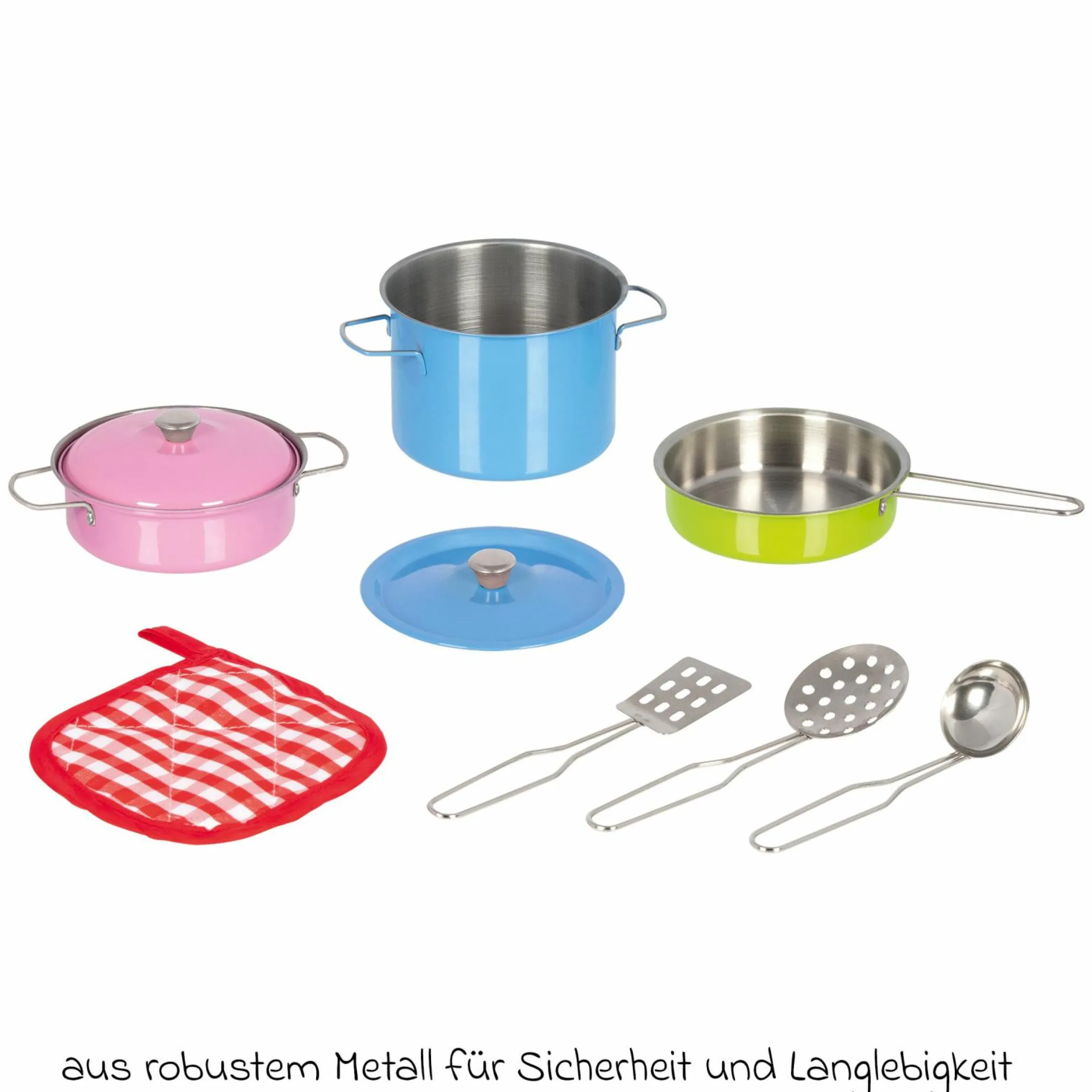 Küchenzubehör 9-tlg. Kochset - Farbenfroh