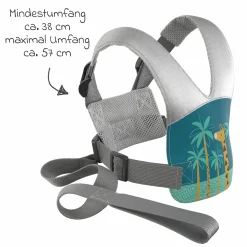 Kinder- Lauf- und Schutzgurt TravelKid Go - Grau Bunt