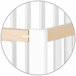 Kinderbett Bio Buche Bicolor Fold Up klappbar 60 x 120 cm
