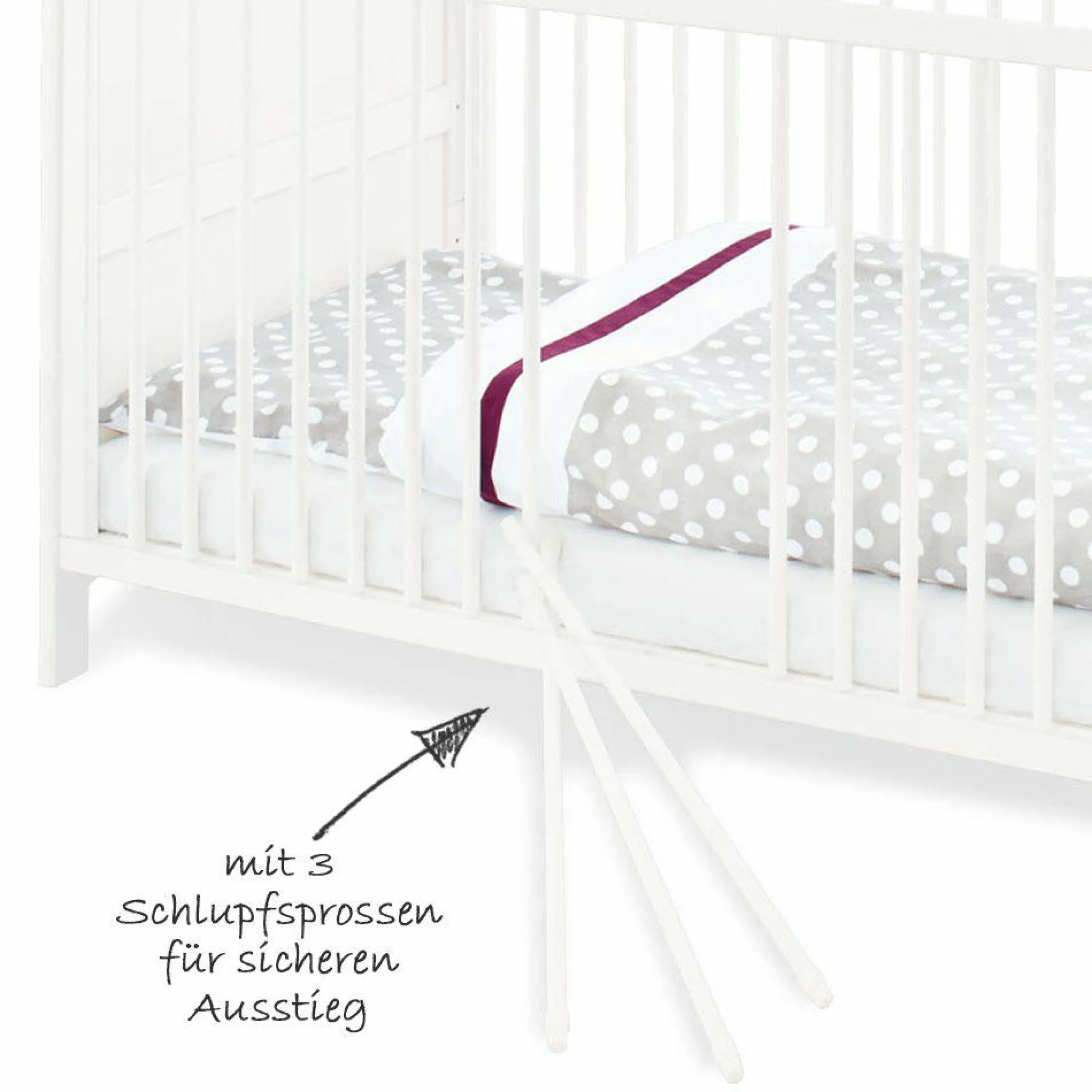 Kinderbett Florentina 70 x 140 cm