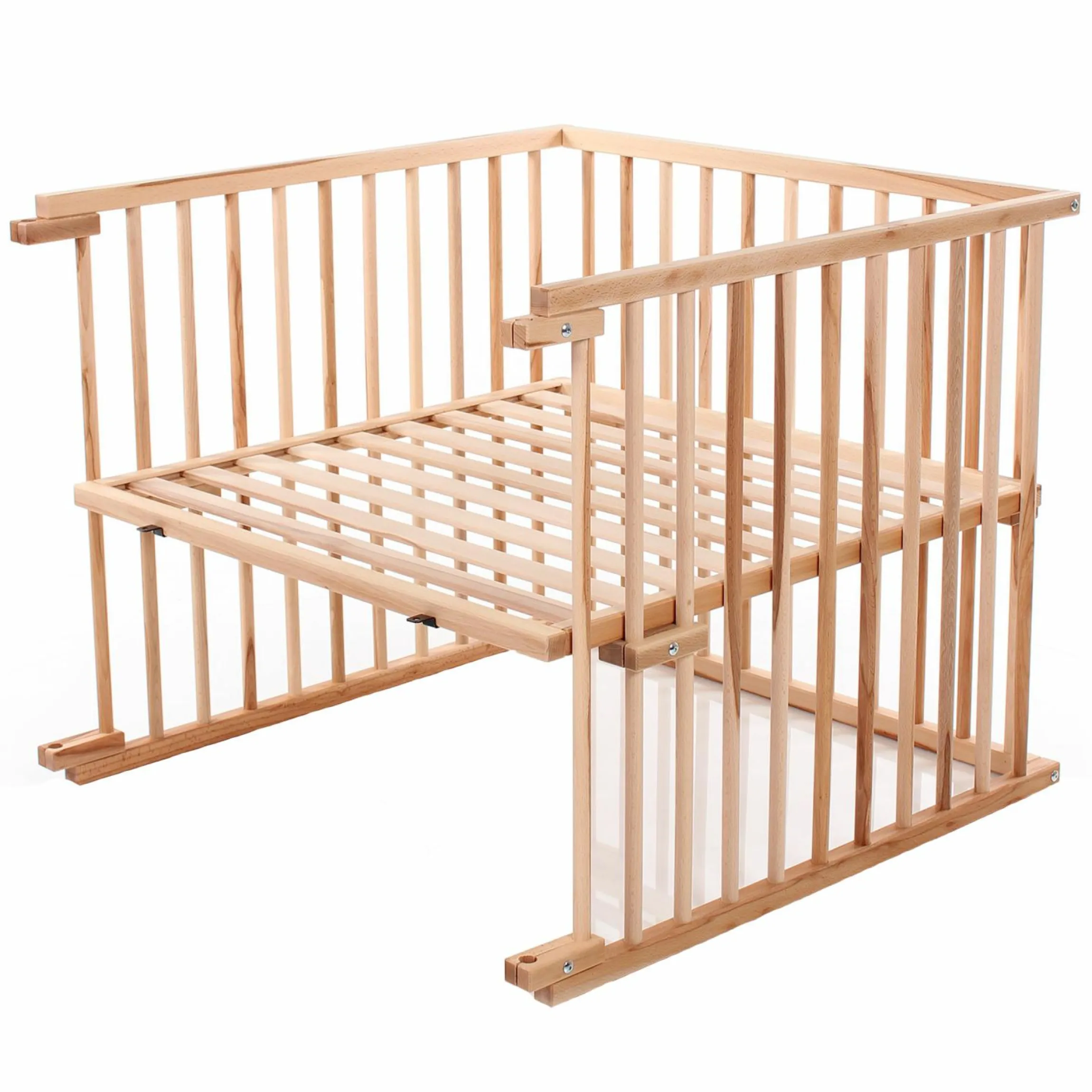 Kinderbettumbausatz für Beistellbett Maxi und Boxspring - Kernbuche geölt