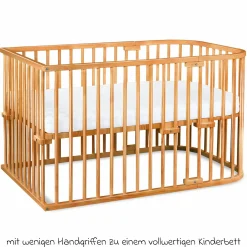 Kinderbettumbausatz für Beistellbett Maxi und Boxspring - Kernbuche geölt