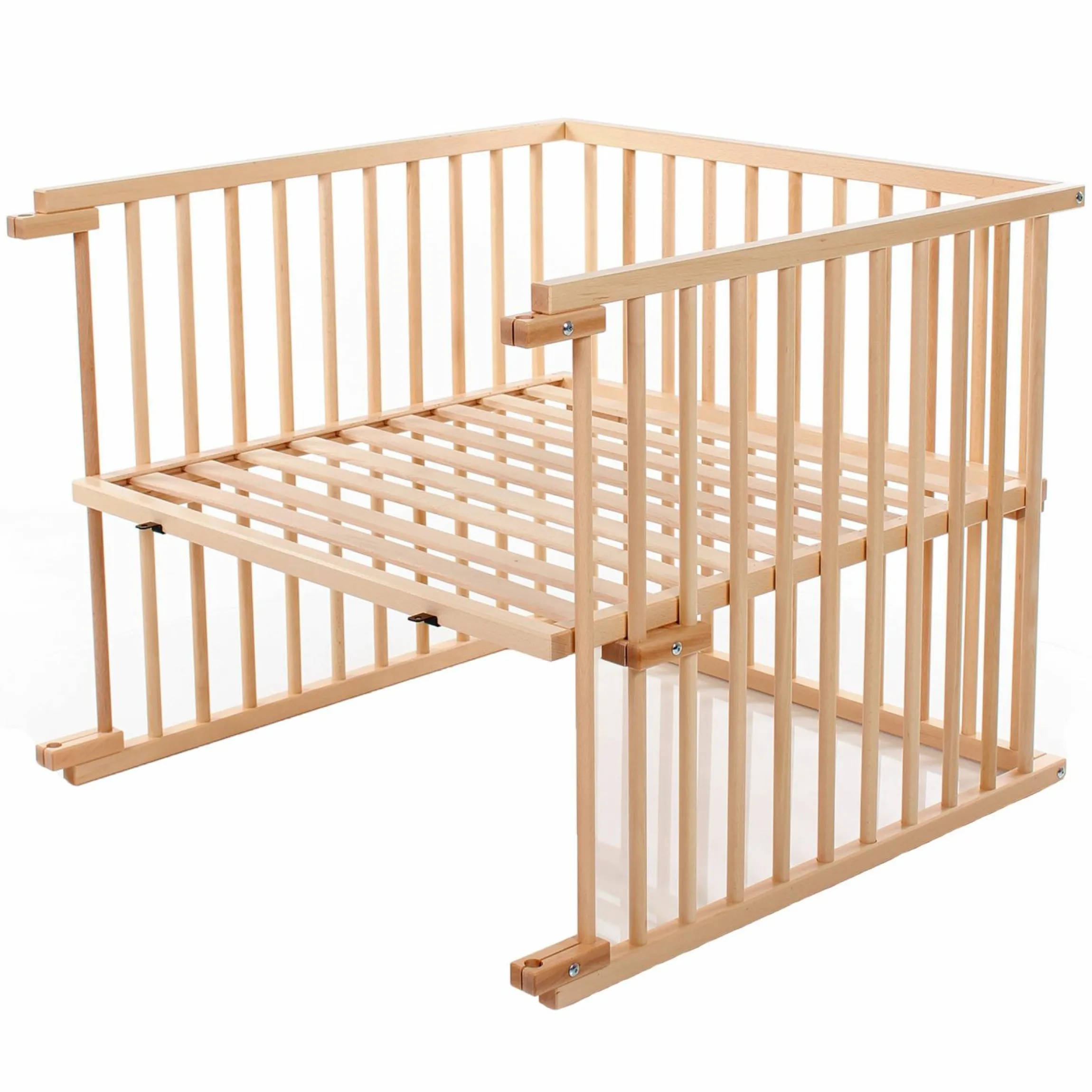 Kinderbettumbausatz für Beistellbett Original - Natur lackiert