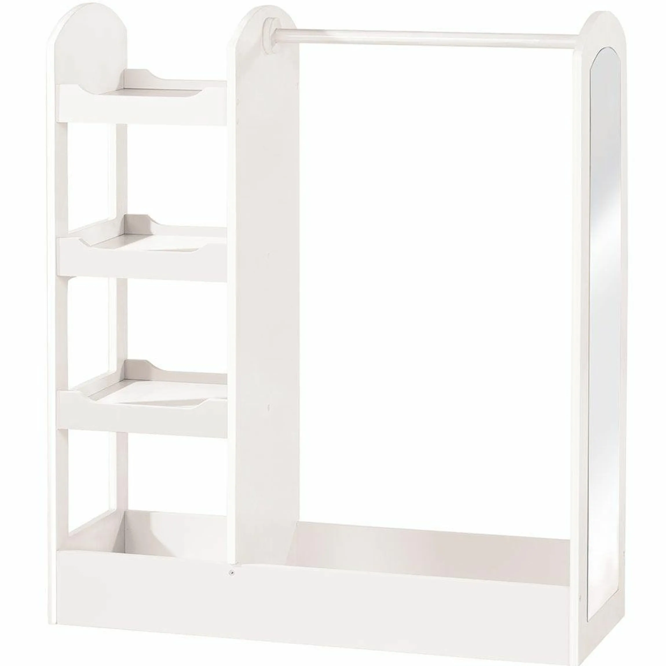 Kindergarderobe mit Regalabteil und Spiegel