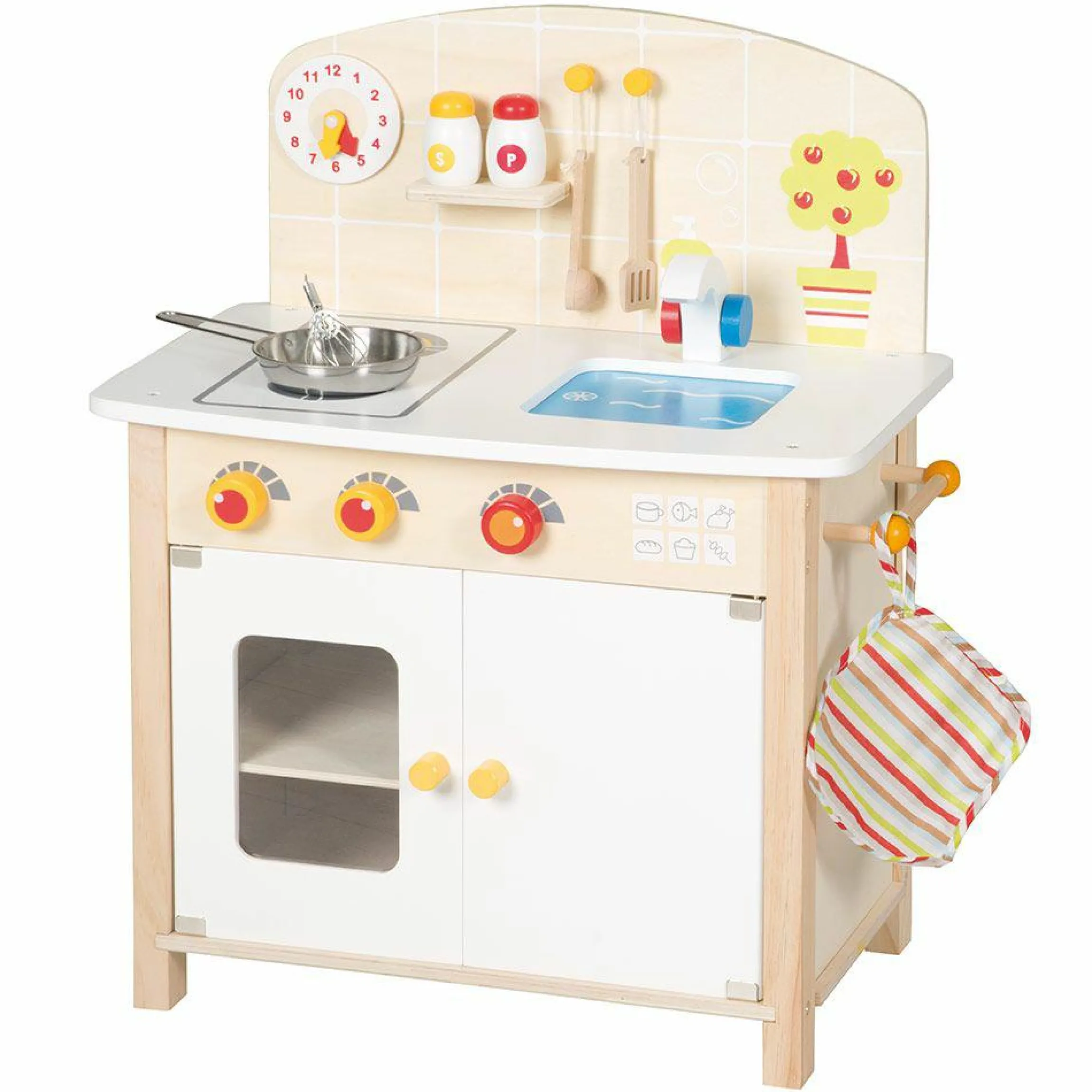 Kinderküche Mini inkl. Zubehör - Natur