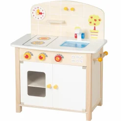 Kinderküche Mini inkl. Zubehör - Natur