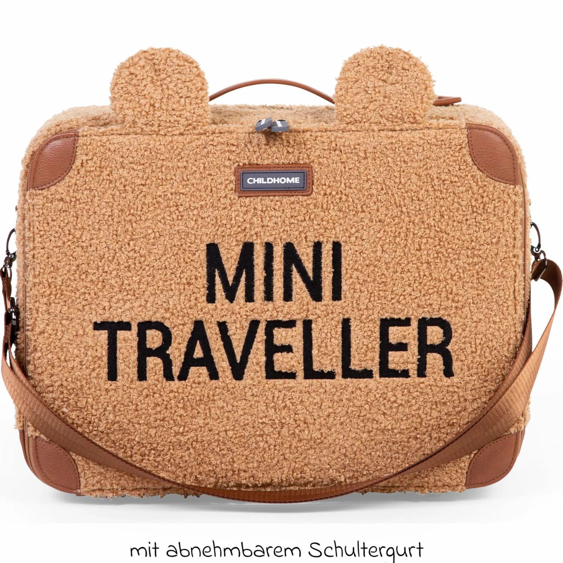 Kinderkoffer Mini Traveller - Teddy - Braun