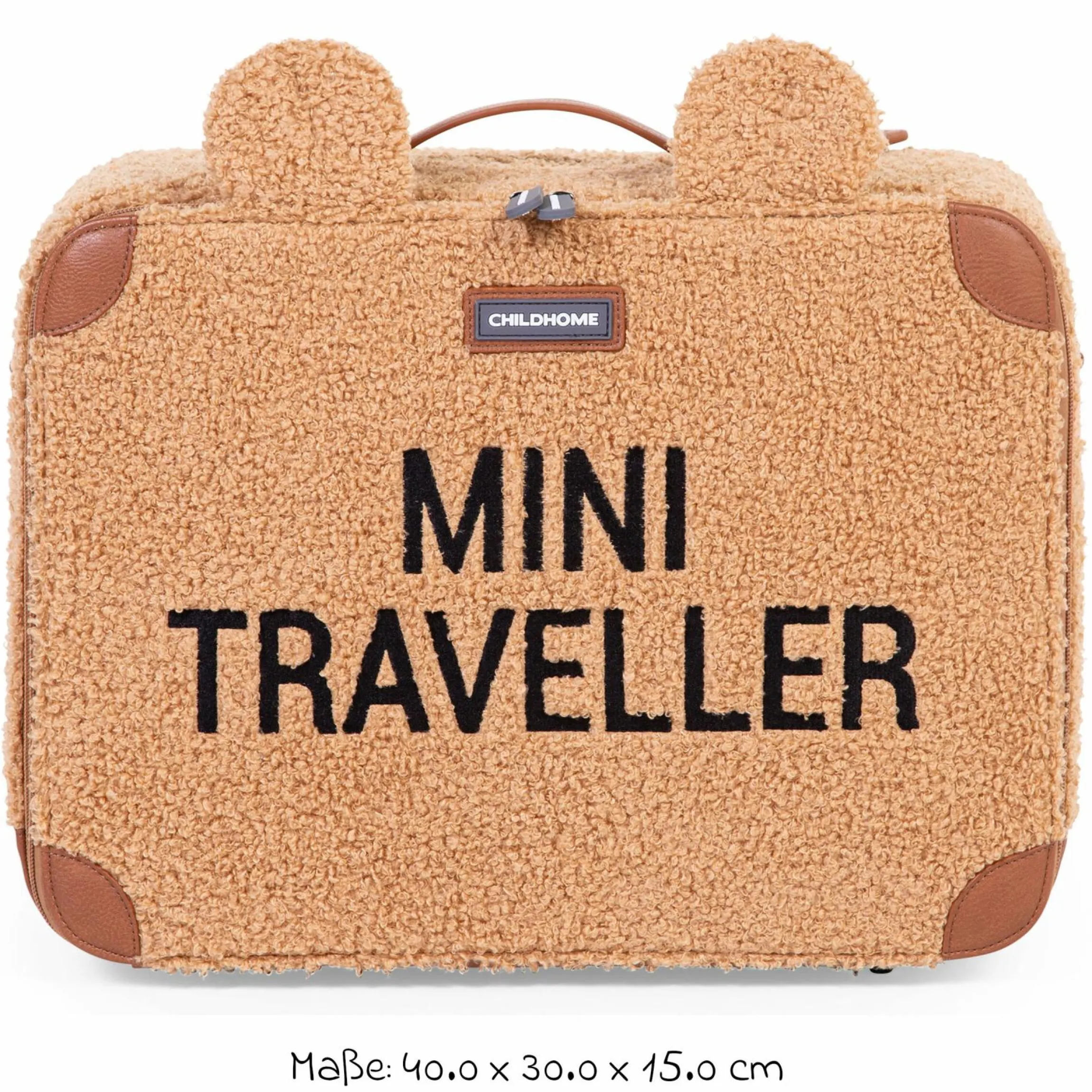 Kinderkoffer Mini Traveller - Teddy - Braun