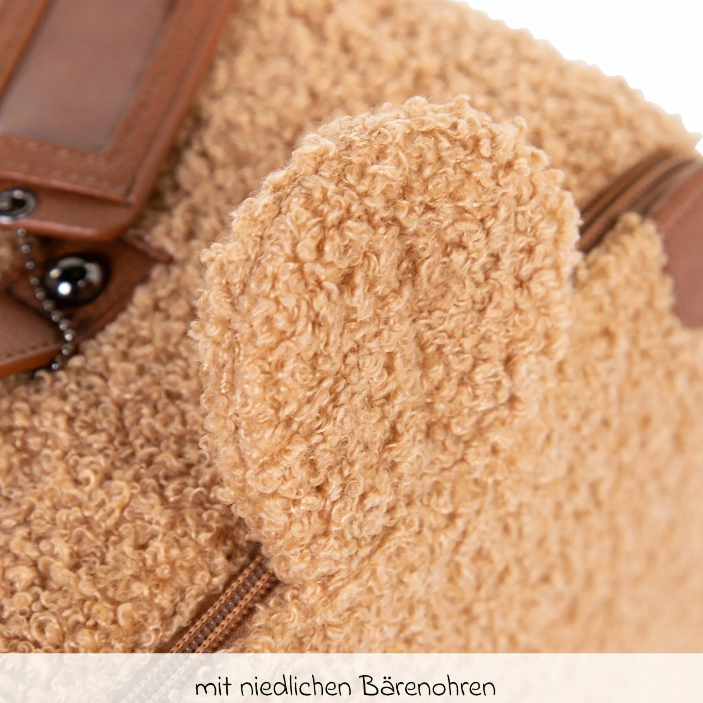 Kinderkoffer Mini Traveller - Teddy - Braun