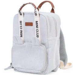 Kinderrucksack Mini Club - Signature Canvas - Offwhite