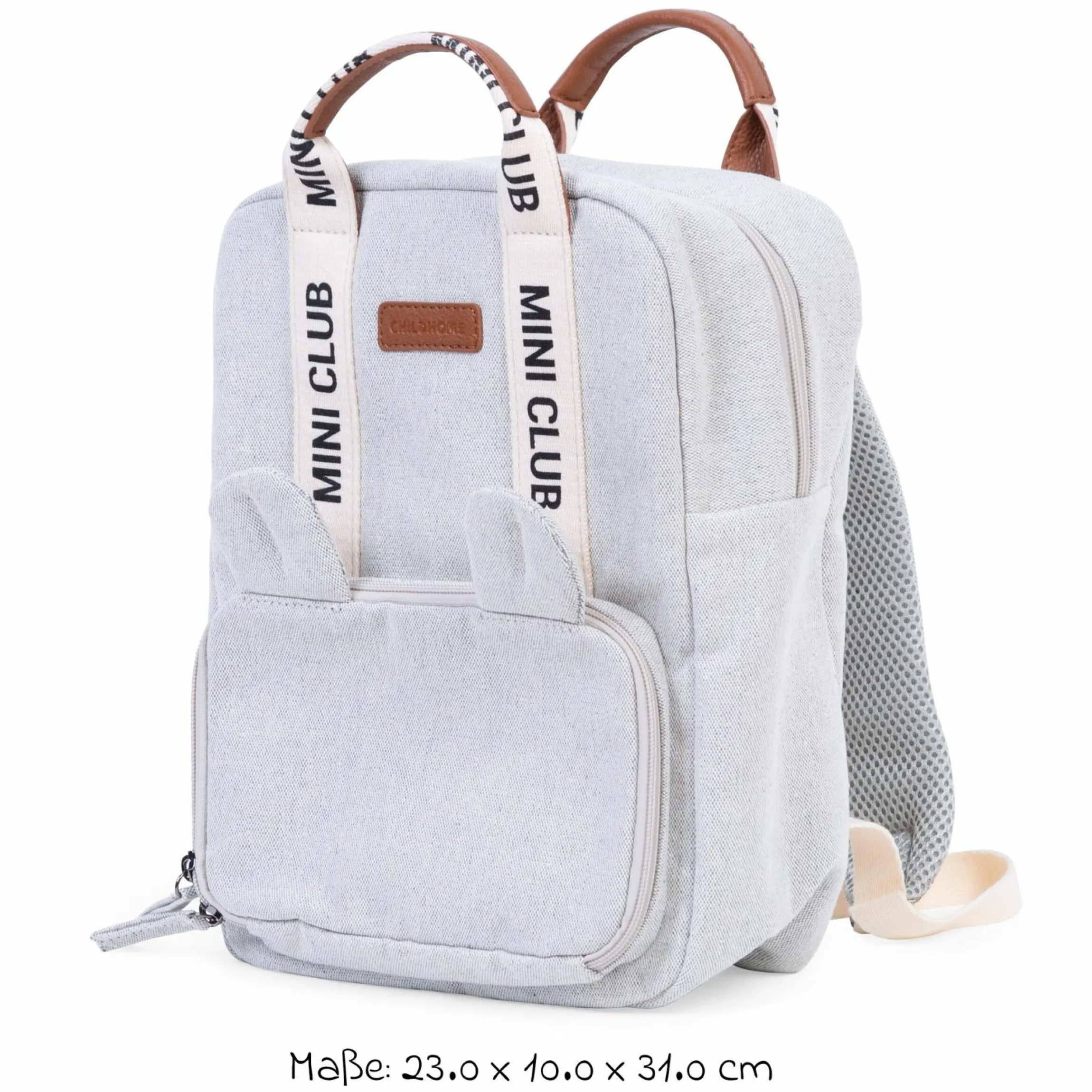 Kinderrucksack Mini Club - Signature Canvas - Offwhite