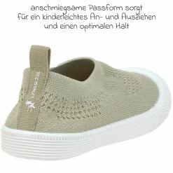 Kinder-Schuh / Badeschuh Allround Sneaker - Light Khaki - Gr. 25
