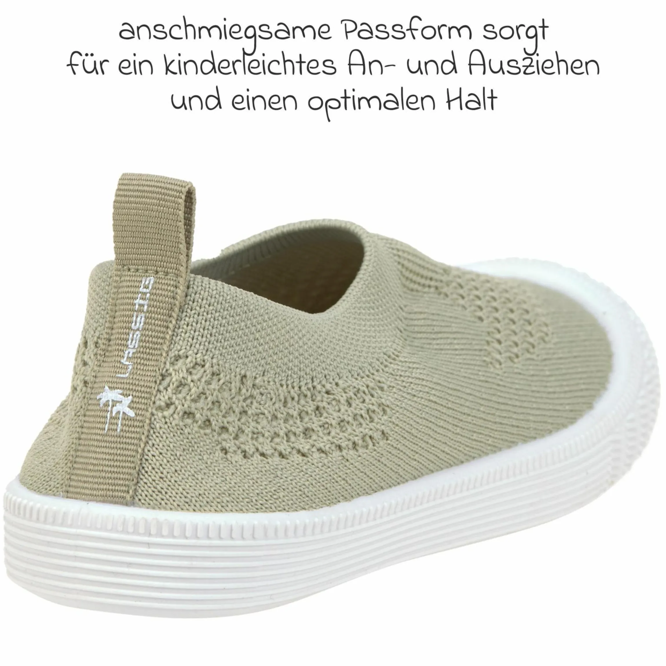Kinder-Schuh / Badeschuh Allround Sneaker - Light Khaki - Gr. 25