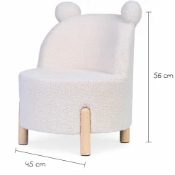 Kindersessel - Teddy - Offwhite