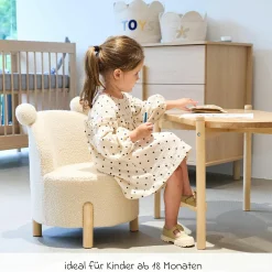 Kindersessel - Teddy - Offwhite