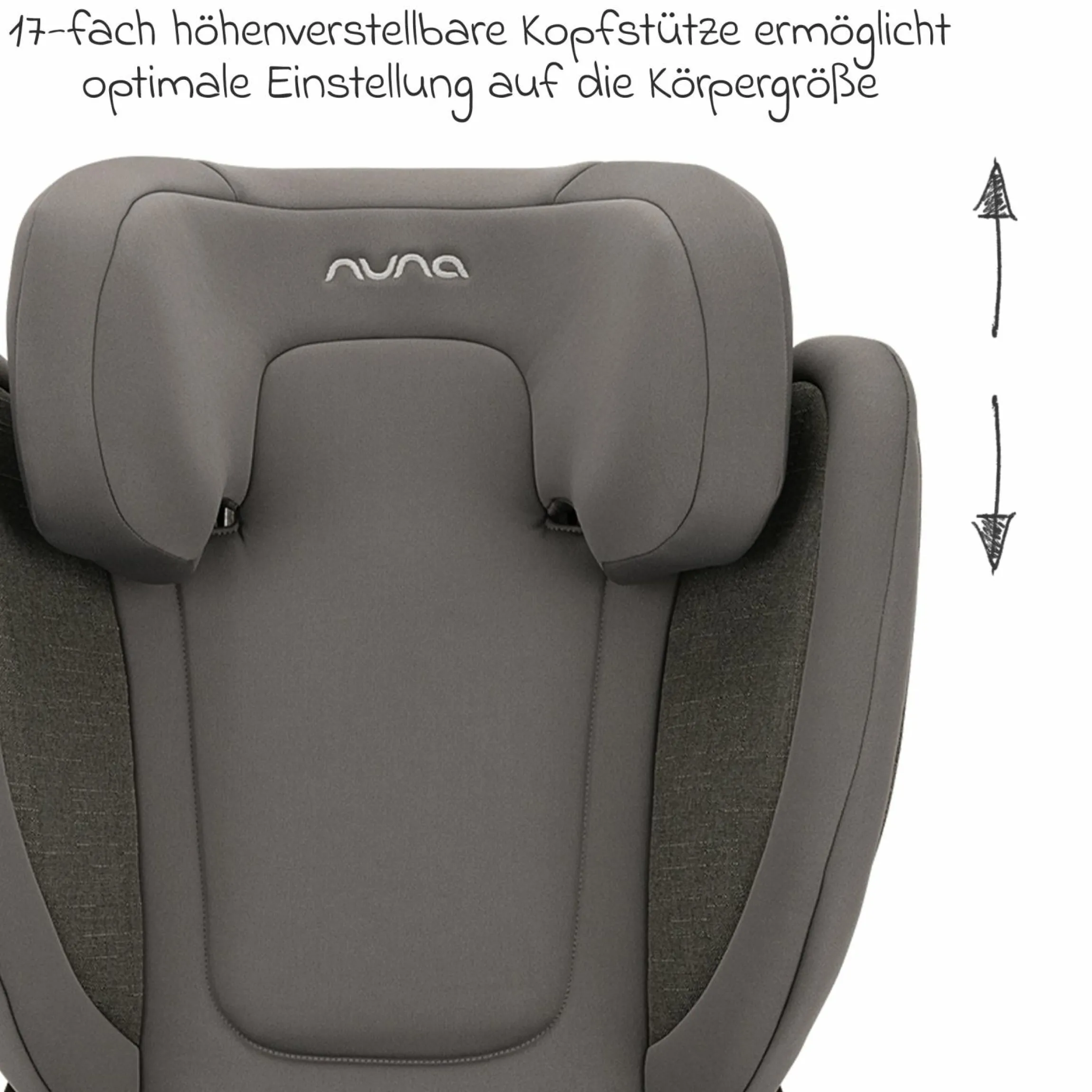 Kindersitz AACE Lx i-Size ab 3,5 Jahre - 12 Jahre (100 cm - 150 cm) inkl. Getränkehalter - Thunder - Kollektion 2025