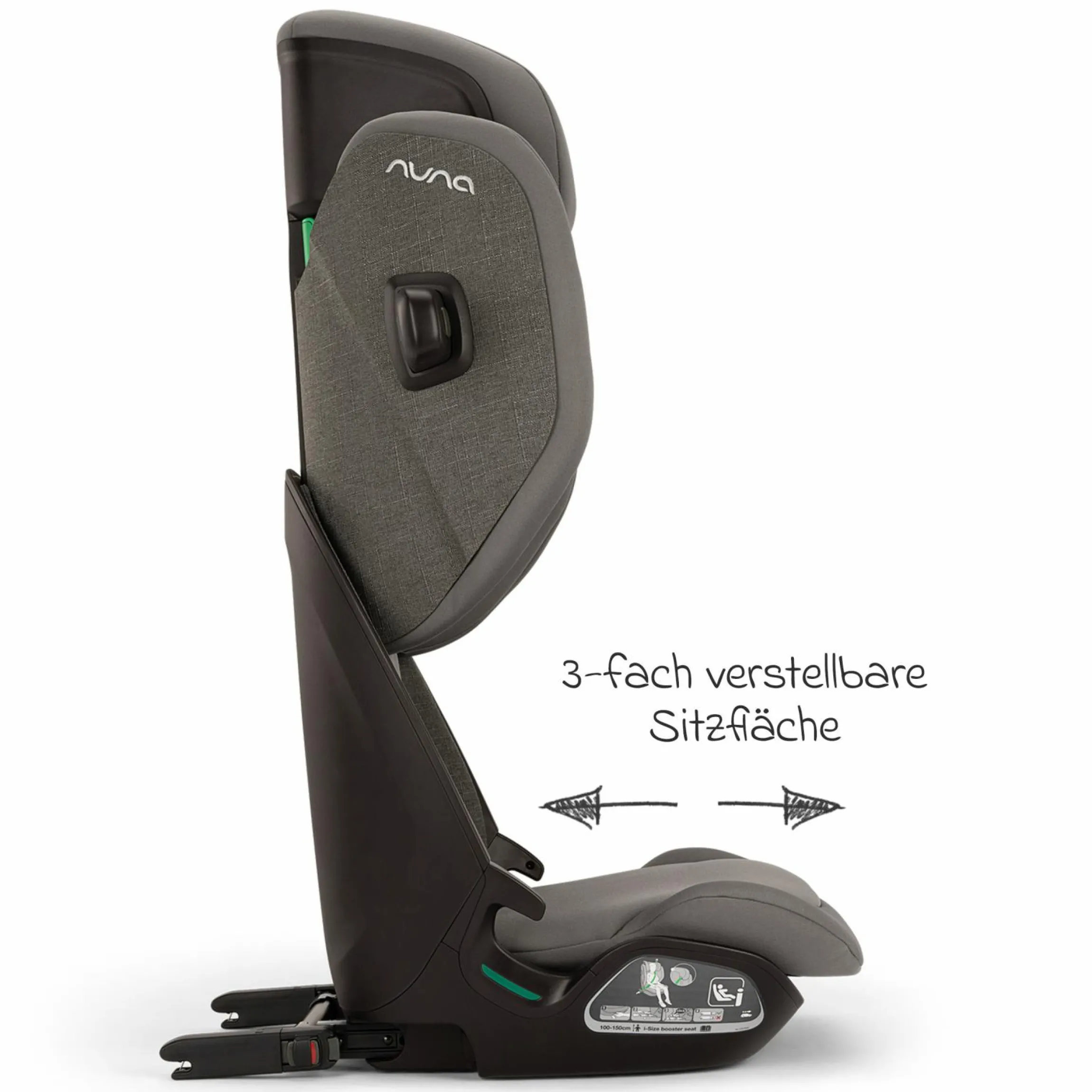 Kindersitz AACE Lx i-Size ab 3,5 Jahre - 12 Jahre (100 cm - 150 cm) inkl. Getränkehalter - Thunder - Kollektion 2025