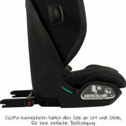 Kindersitz AACE LX i-Size ab 3,5 Jahre - 12 Jahre (100 cm -150 cm) inkl. Isofix - Caviar - Kollektion 2025