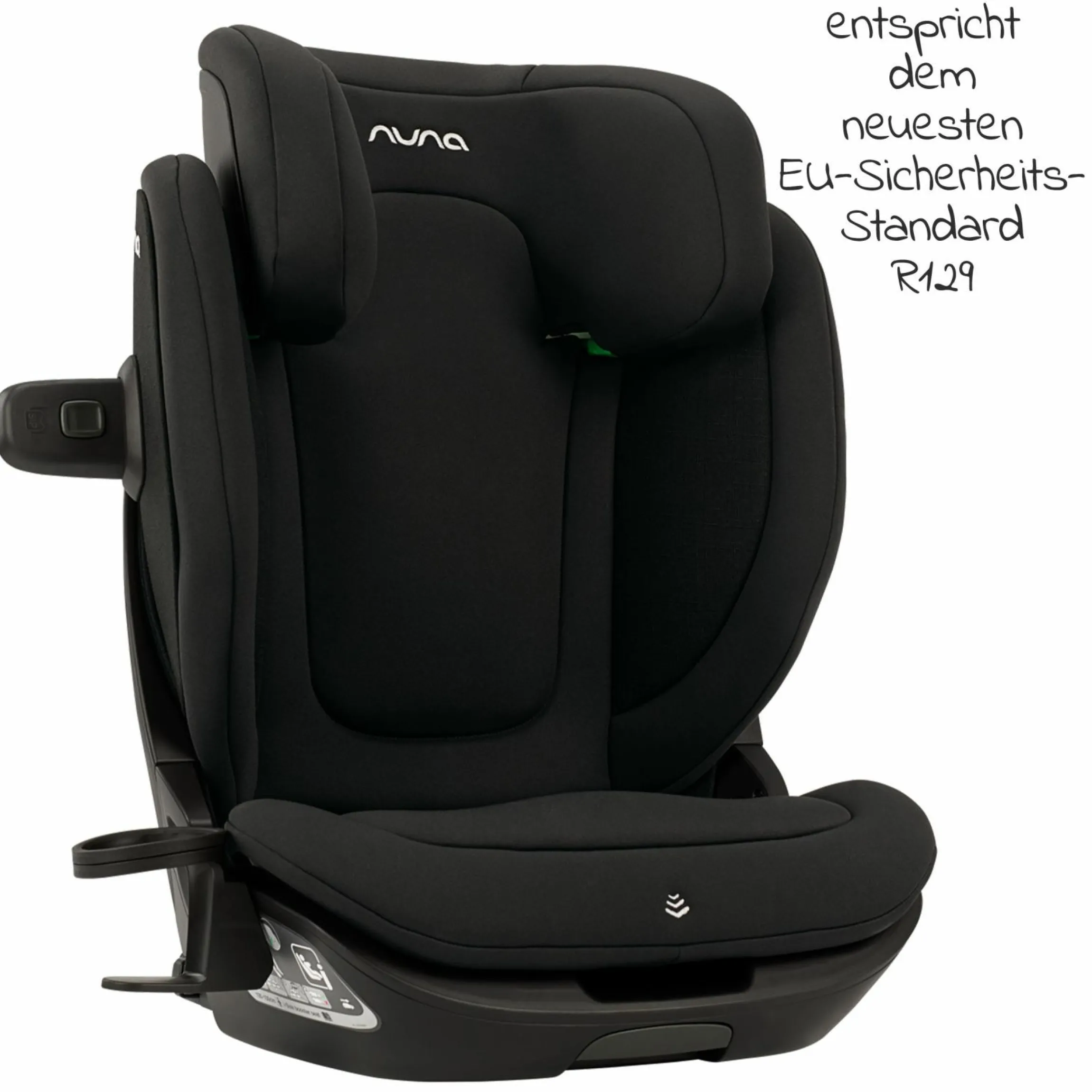 Kindersitz AACE LX i-Size ab 3,5 Jahre - 12 Jahre (100 cm -150 cm) inkl. Isofix - Caviar - Kollektion 2025