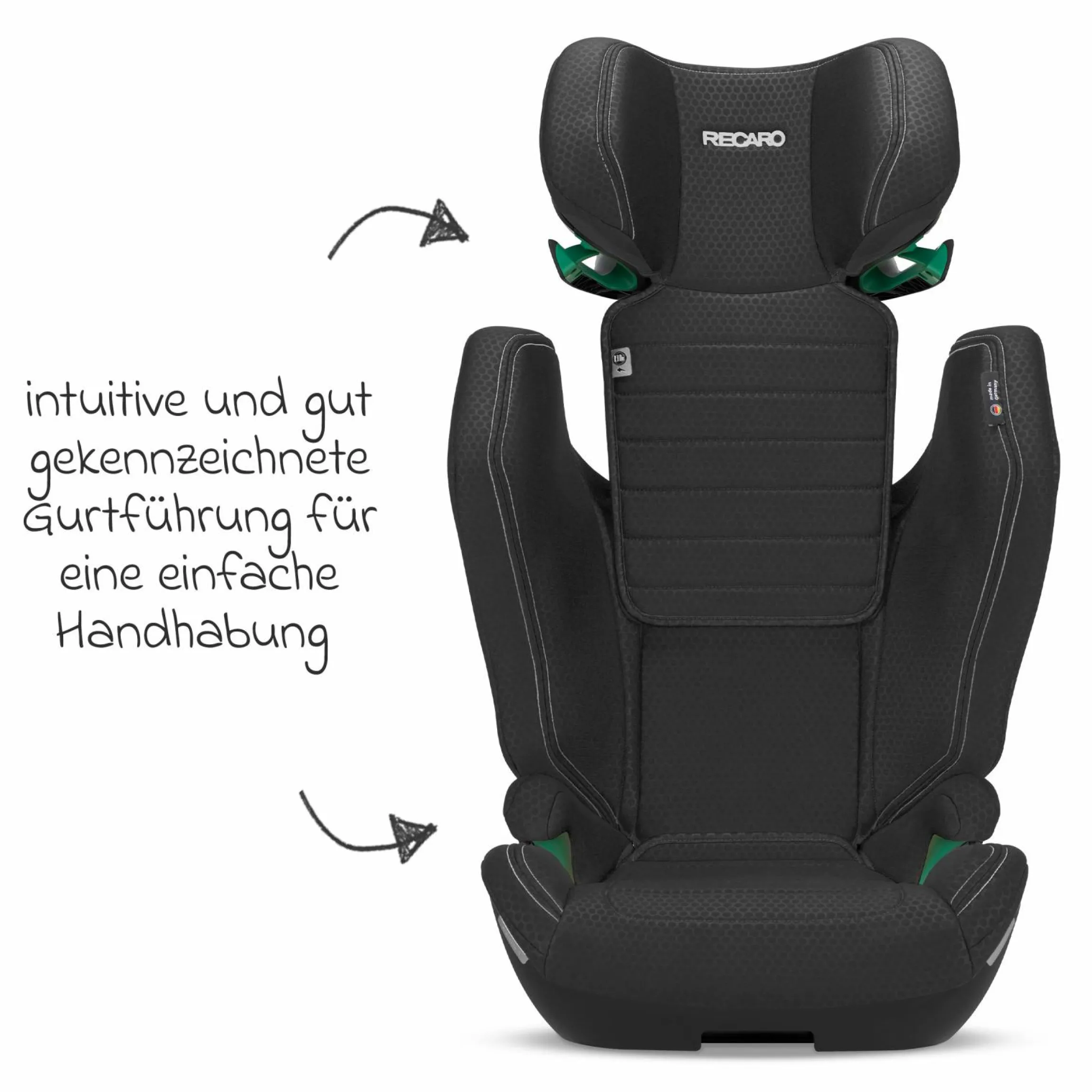 Kindersitz Axion 1 i-Size ab 3 Jahre bis 12 Jahre (100 cm - 150 cm) mit Isofix - Fresh Black - Kollektion 2025