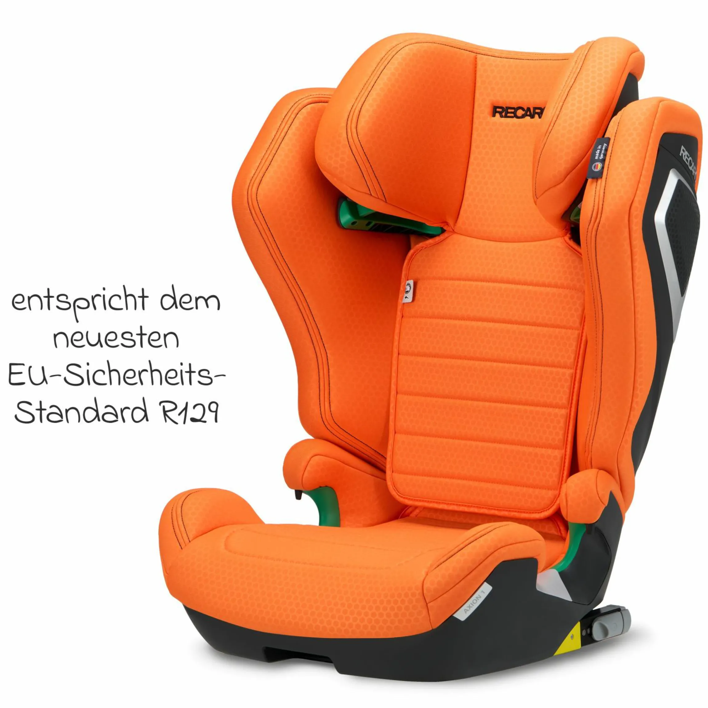 Kindersitz Axion 1 i-Size ab 3 Jahre bis 12 Jahre (100 cm - 150 cm) mit Isofix - Vibrant Orange - Kollektion 2025