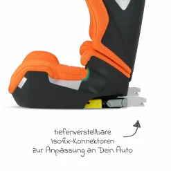 Kindersitz Axion 1 i-Size ab 3 Jahre bis 12 Jahre (100 cm - 150 cm) mit Isofix - Vibrant Orange - Kollektion 2025