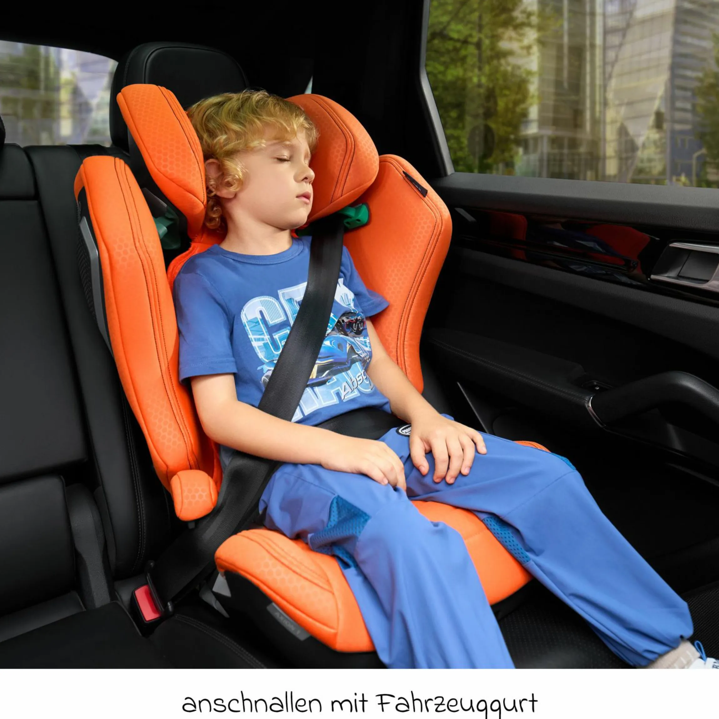 Kindersitz Axion 1 i-Size ab 3 Jahre bis 12 Jahre (100 cm - 150 cm) mit Isofix - Vibrant Orange - Kollektion 2025