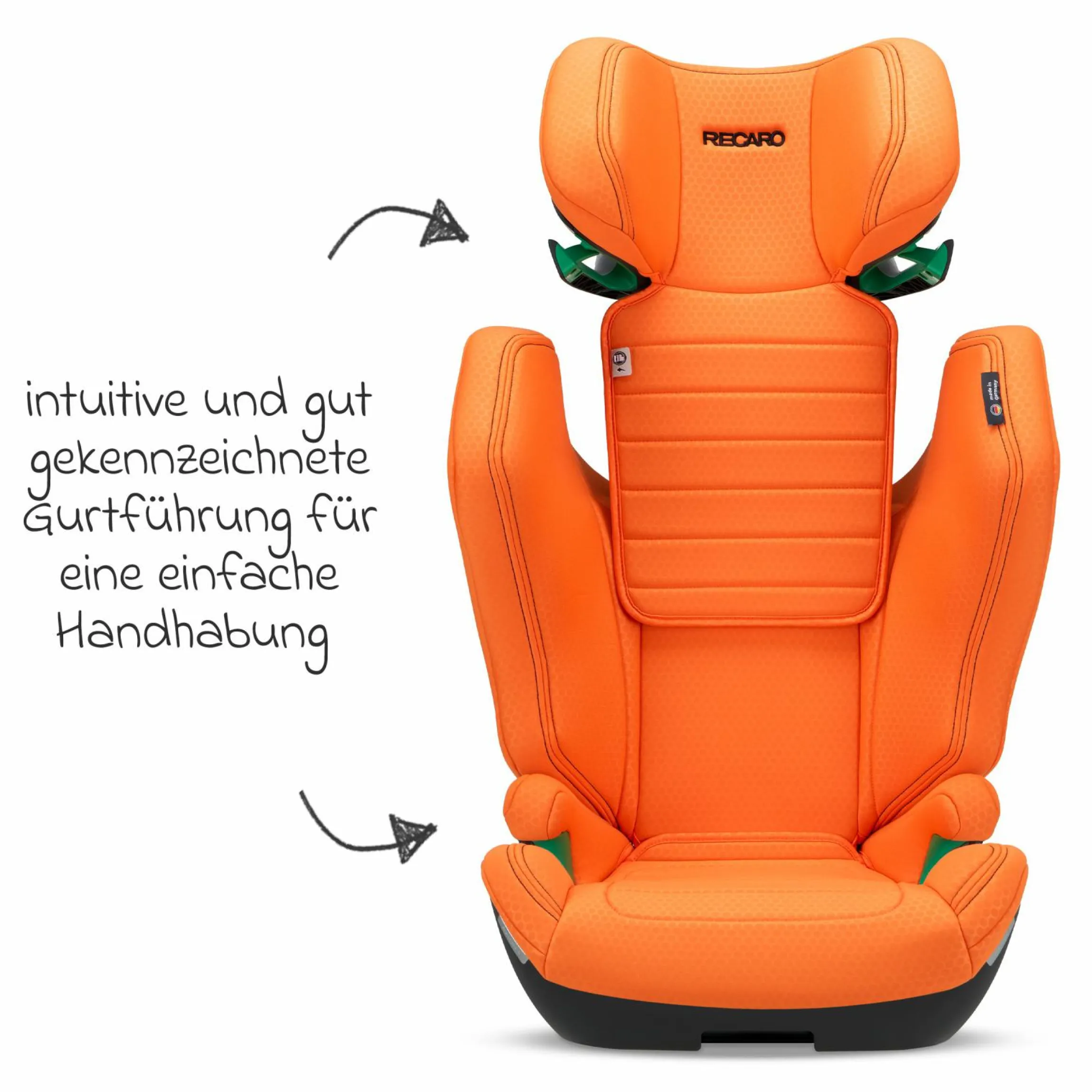 Kindersitz Axion 1 i-Size ab 3 Jahre bis 12 Jahre (100 cm - 150 cm) mit Isofix - Vibrant Orange - Kollektion 2025