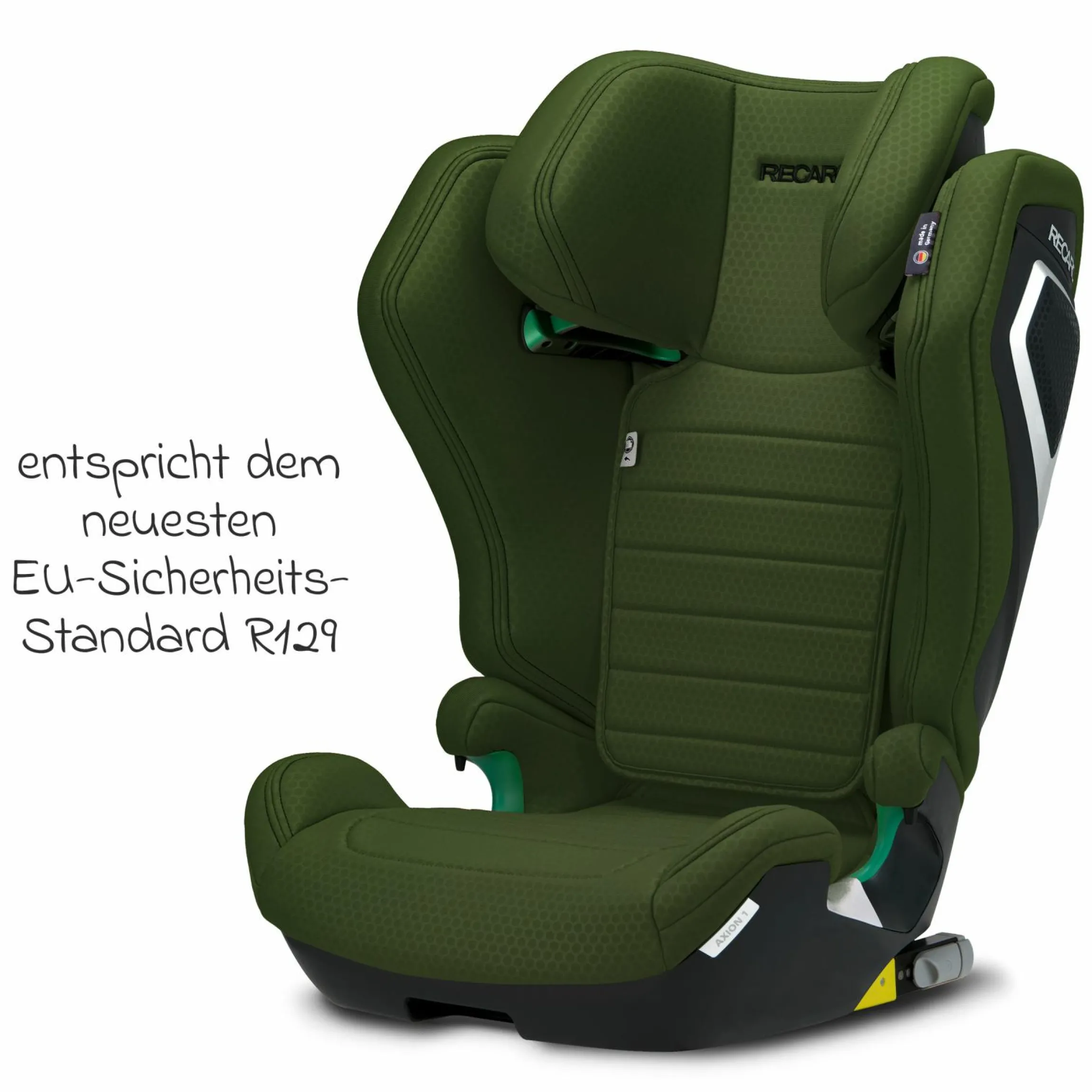 Kindersitz Axion 1 i-Size ab 3 Jahre bis 12 Jahre (100 cm - 150 cm) mit Isofix - Epic Green - Kollektion 2025