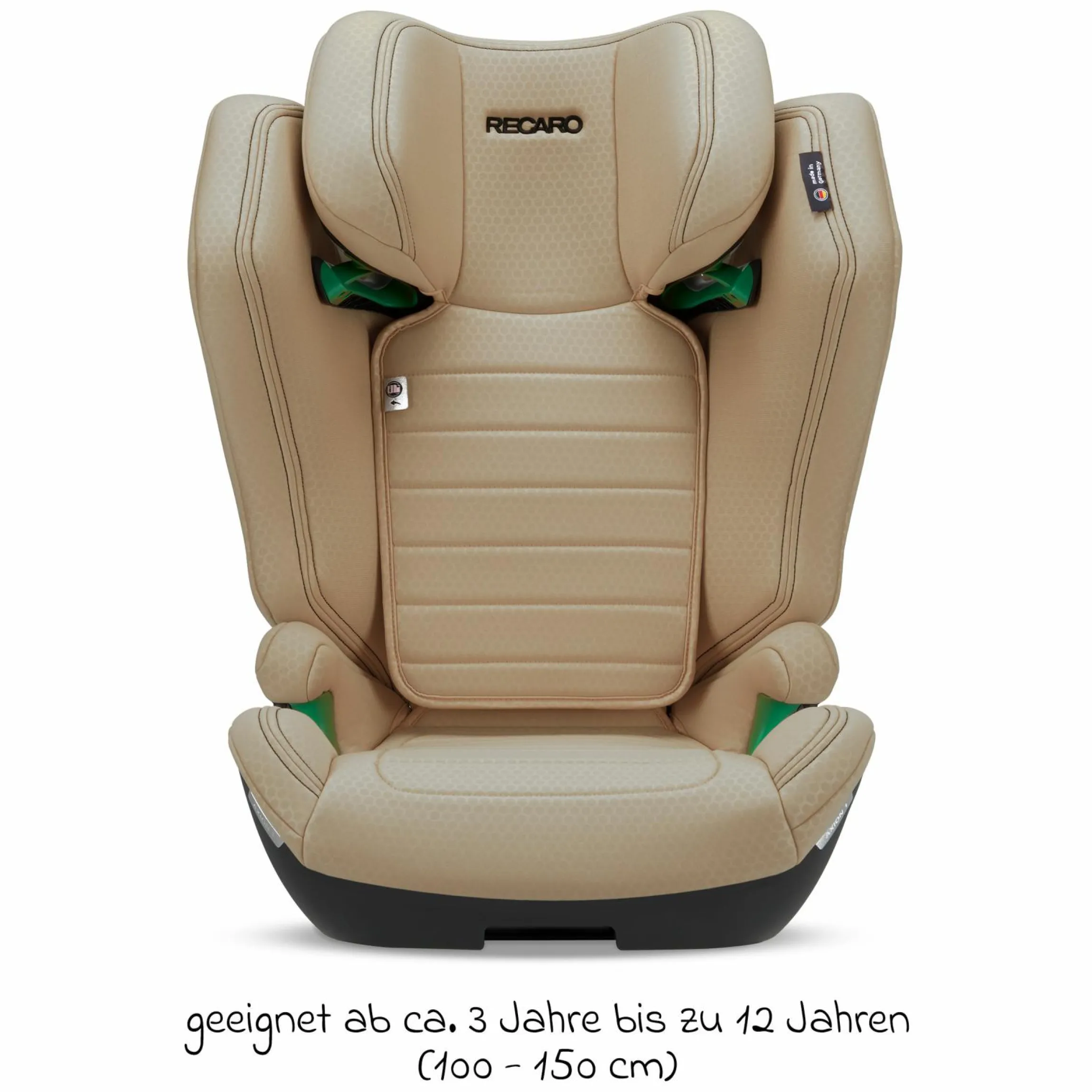 Kindersitz Axion 1 i-Size ab 3 Jahre bis 12 Jahre (100 cm - 150 cm) mit Isofix - Elegant Beige - Kollektion 2025