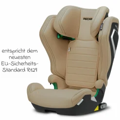Kindersitz Axion 1 i-Size ab 3 Jahre bis 12 Jahre (100 cm - 150 cm) mit Isofix - Elegant Beige - Kollektion 2025