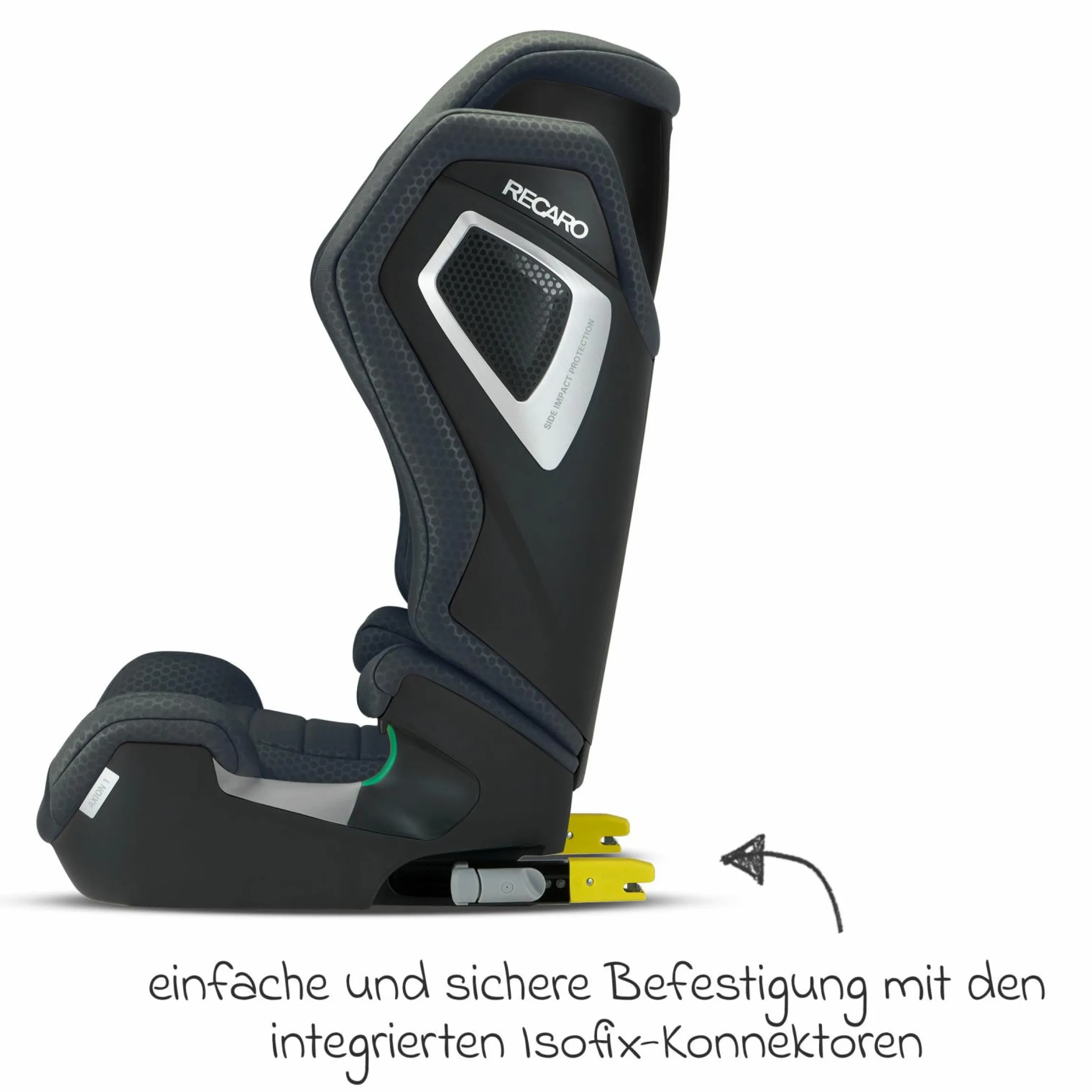 Kindersitz Axion 1 i-Size ab 3 Jahre bis 12 Jahre (100 cm - 150 cm) mit Isofix - Gallant Grey - Kollektion 2025