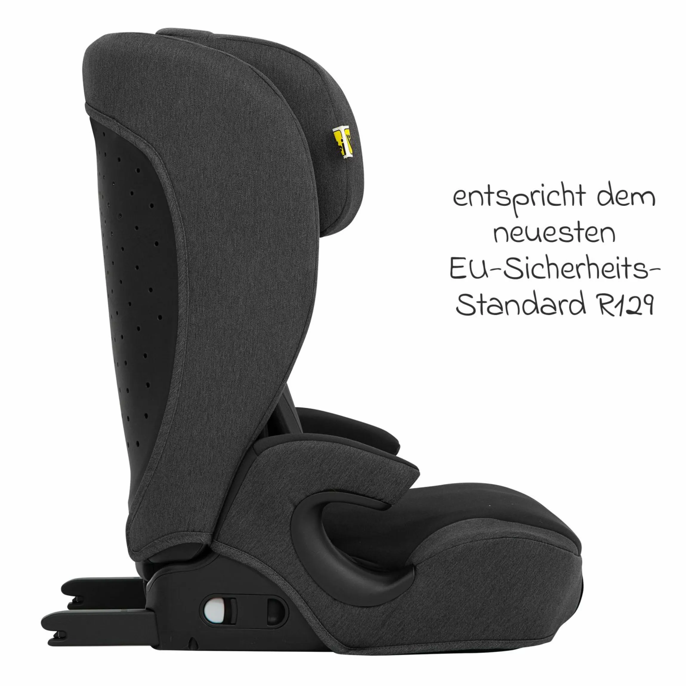 Kindersitz Energi i-Size R129 ab 15 Monate bis 12 Jahre (76 cm - 150 cm) mit Isofix & Top Tether - Midnight