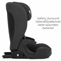 Kindersitz Energi i-Size R129 ab 15 Monate bis 12 Jahre (76 cm - 150 cm) mit Isofix & Top Tether - Midnight