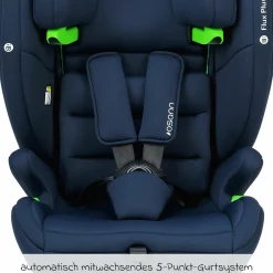 Kindersitz Flux Plus i-Size ab 15 Monate - 12 Jahre (76 cm - 150 cm) - Navy Melange - Kollektion 2025