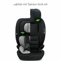 Kindersitz Flux Plus i-Size ab 15 Monate - 12 Jahre (76 cm - 150 cm) - Grey Melange - Kollektion 2025