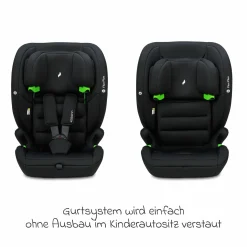 Kindersitz Flux Plus i-Size ab 15 Monate - 12 Jahre (76 cm - 150 cm) - Grey Melange - Kollektion 2025
