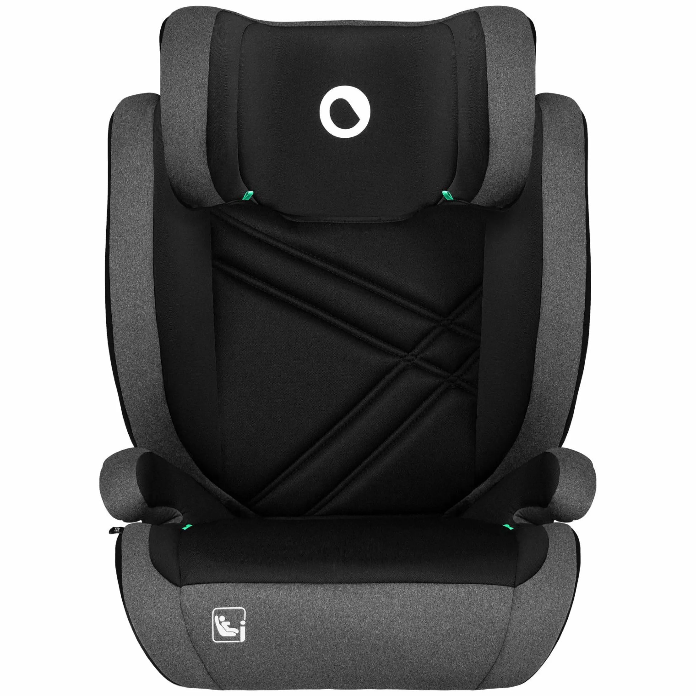 Kindersitz Hugo i-Size ab 4 Jahre - 12 Jahre (100 cm - 150 cm) mit Isofix - Black Grey