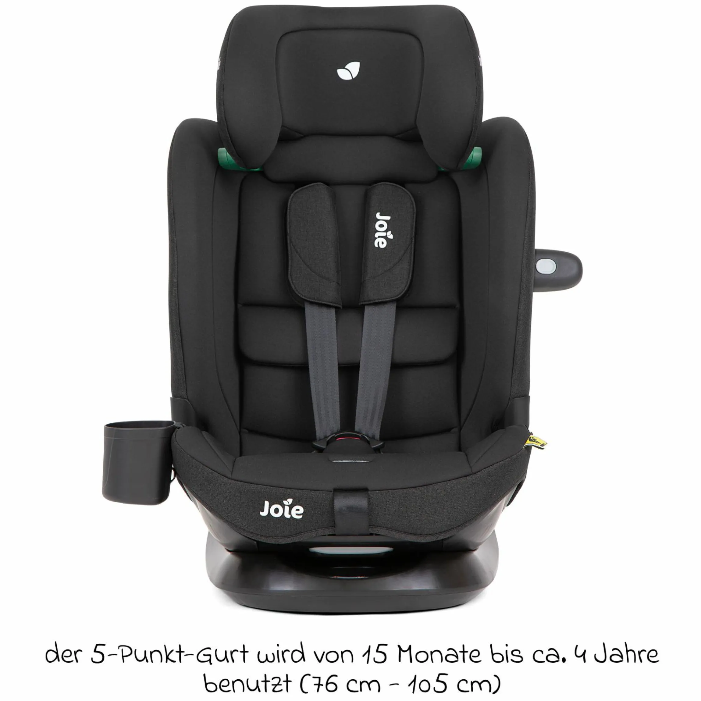 Kindersitz i-Bold R129 i-Size ab 15 Monate - 12 Jahre (76 cm - 150 cm) mit Isofix, Top-Tether & Getränkehalter - Shale - Kollektion 2025