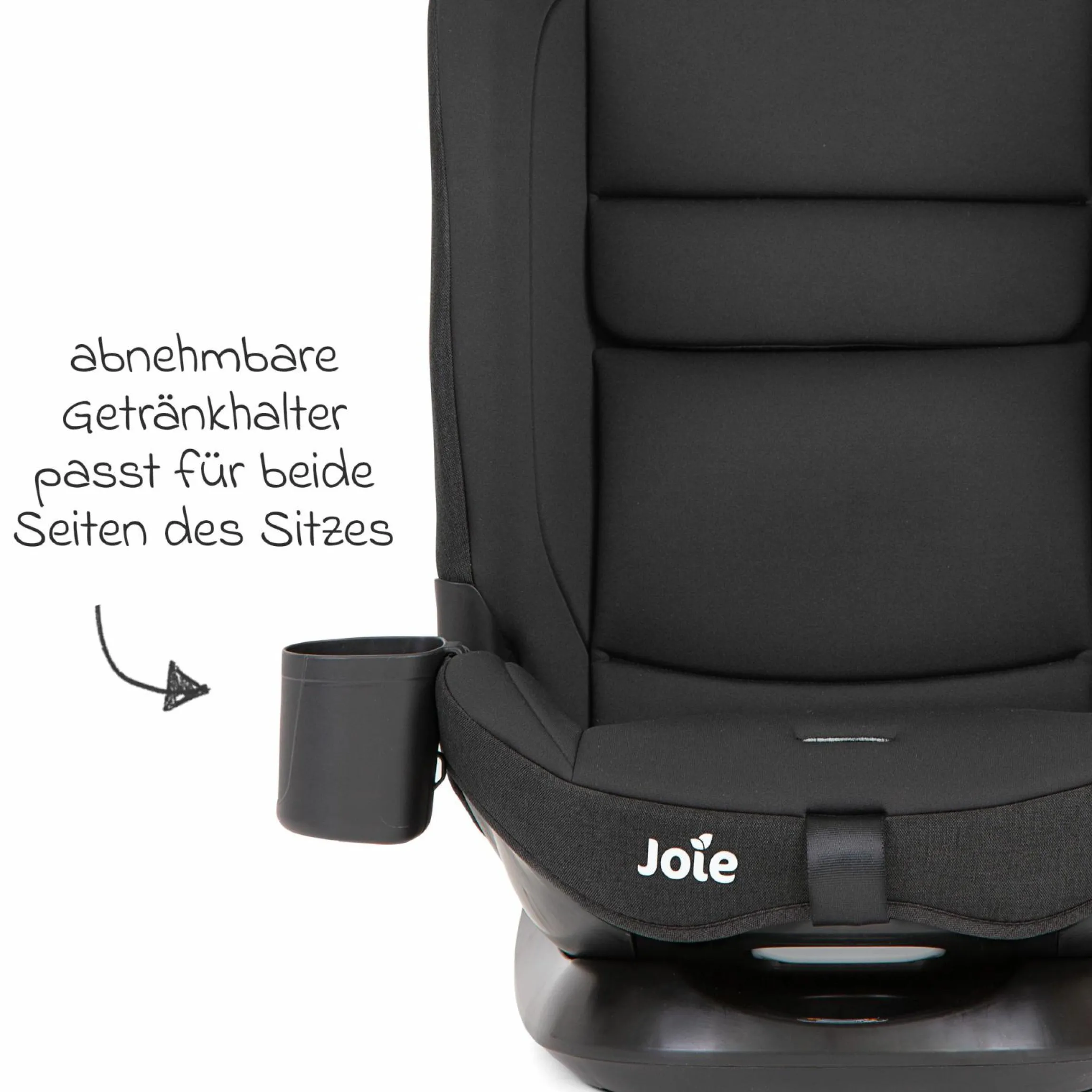 Kindersitz i-Bold R129 i-Size ab 15 Monate - 12 Jahre (76 cm - 150 cm) mit Isofix, Top-Tether & Getränkehalter - Shale - Kollektion 2025