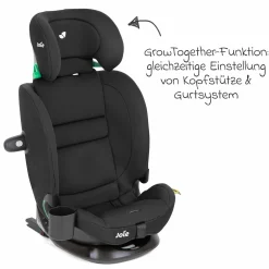 Kindersitz i-Bold R129 i-Size ab 15 Monate - 12 Jahre (76 cm - 150 cm) mit Isofix, Top-Tether & Getränkehalter - Shale - Kollektion 2025