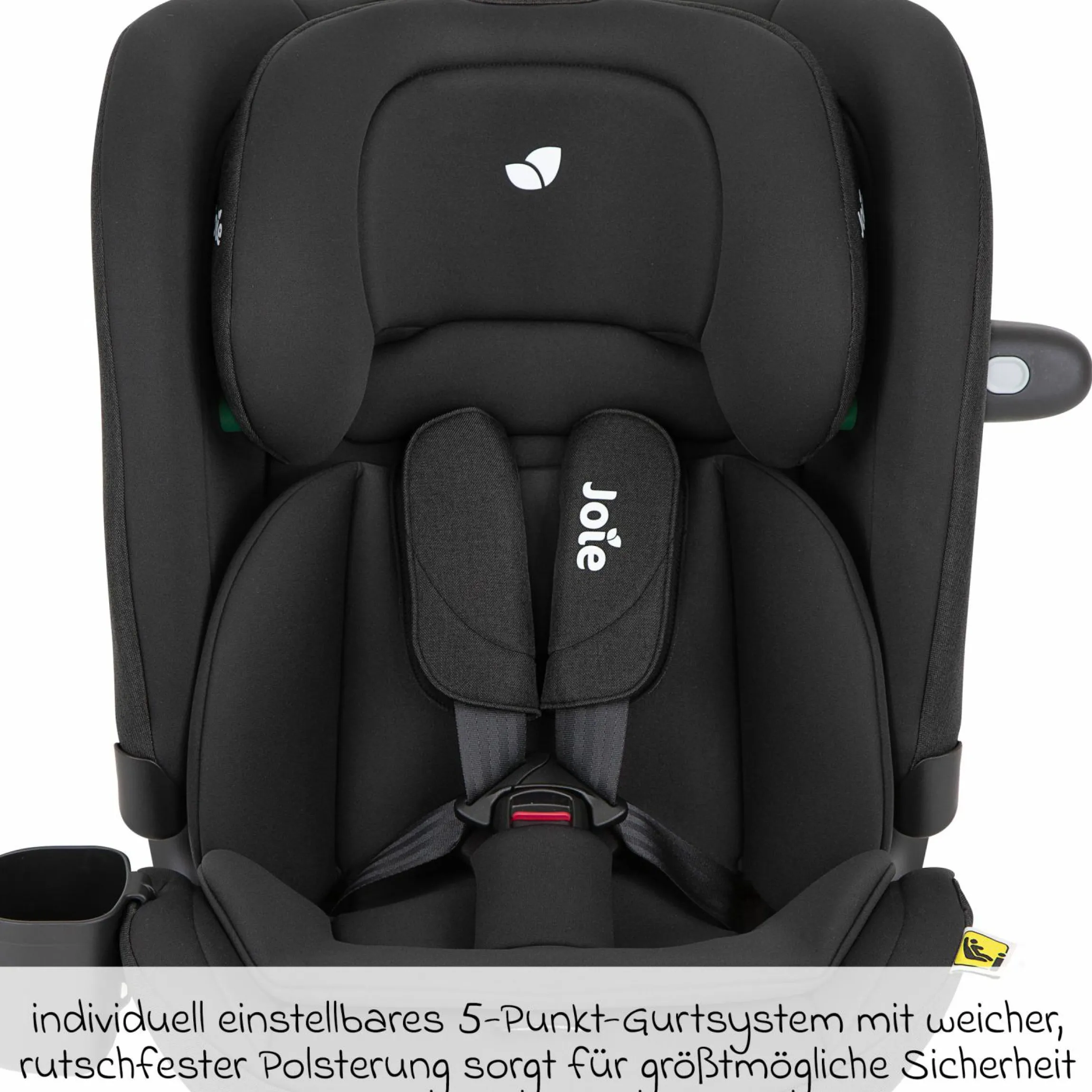 Kindersitz i-Bold R129 i-Size ab 15 Monate - 12 Jahre (76 cm - 150 cm) mit Isofix, Top-Tether & Getränkehalter - Shale - Kollektion 2025