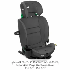 Kindersitz i-Bold R129 i-Size ab 15 Monate - 12 Jahre (76 cm - 150 cm) mit Isofix, Top-Tether & Getränkehalter - Thunder - Kollektion 2025