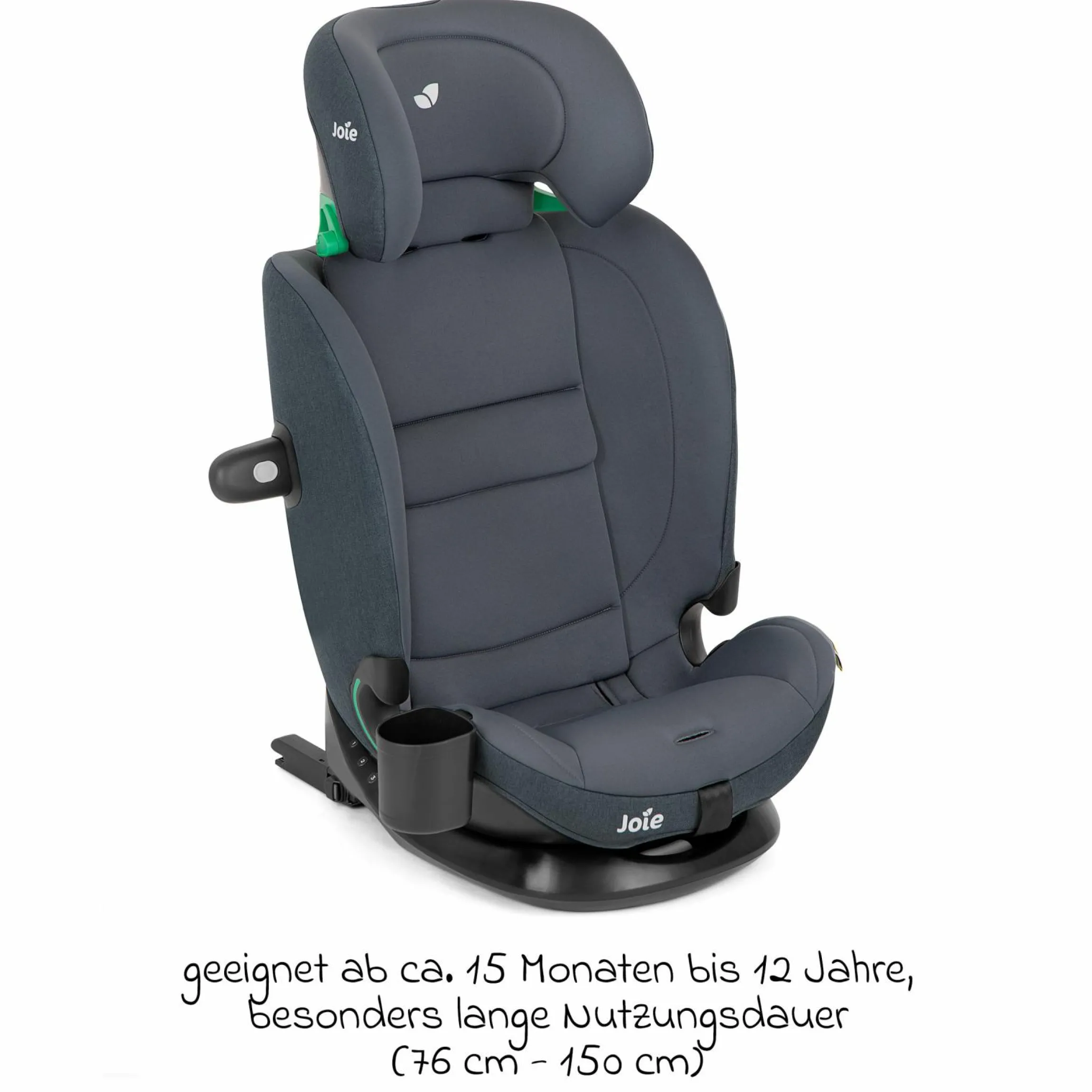 Kindersitz i-Bold R129 i-Size ab 15 Monate - 12 Jahre (76 cm - 150 cm) mit Isofix, Top-Tether & Getränkehalter - Moonlight - Kollektion 2025