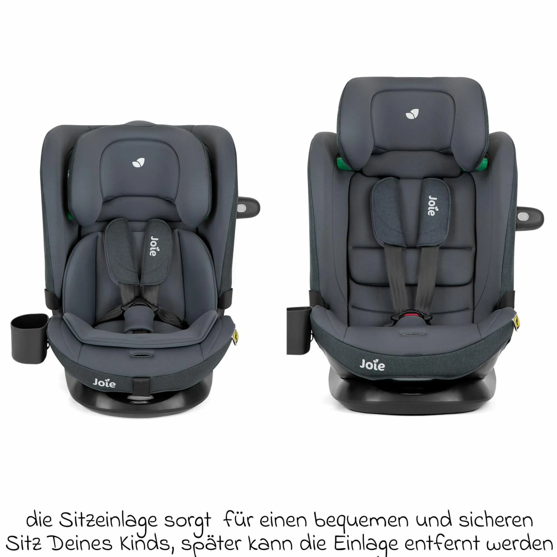 Kindersitz i-Bold R129 i-Size ab 15 Monate - 12 Jahre (76 cm - 150 cm) mit Isofix, Top-Tether & Getränkehalter - Moonlight - Kollektion 2025