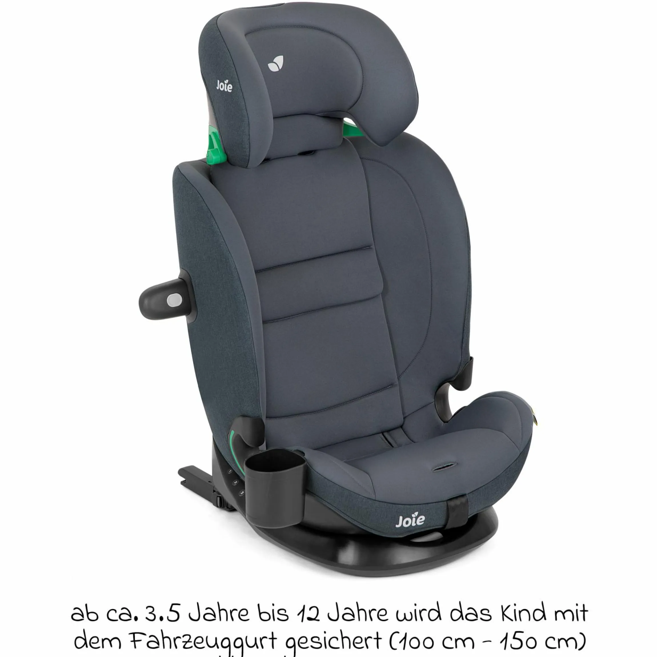 Kindersitz i-Bold R129 i-Size ab 15 Monate - 12 Jahre (76 cm - 150 cm) mit Isofix, Top-Tether & Getränkehalter - Moonlight - Kollektion 2025