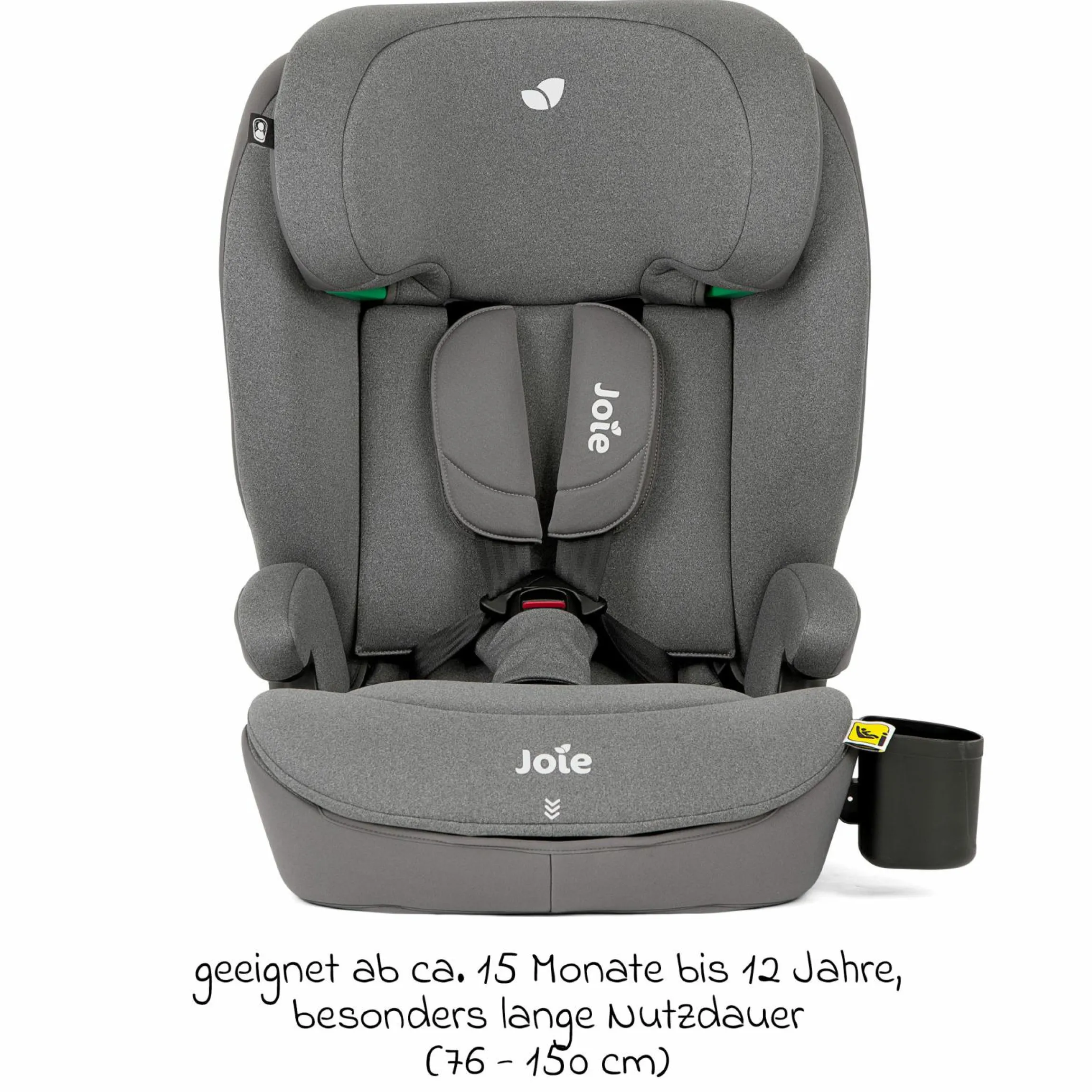 Kindersitz i-Irvana ab 15 Monate - 12 Jahre (76 cm - 150 cm) inkl. Isofix - Thunder - Kollektion 2025